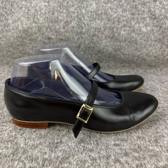 ✅Womens 6.5M Tic-Tac-Toes Black Mary Jane Dance Shoes Strapped Ballroom Dancing - Picture 11 of 13